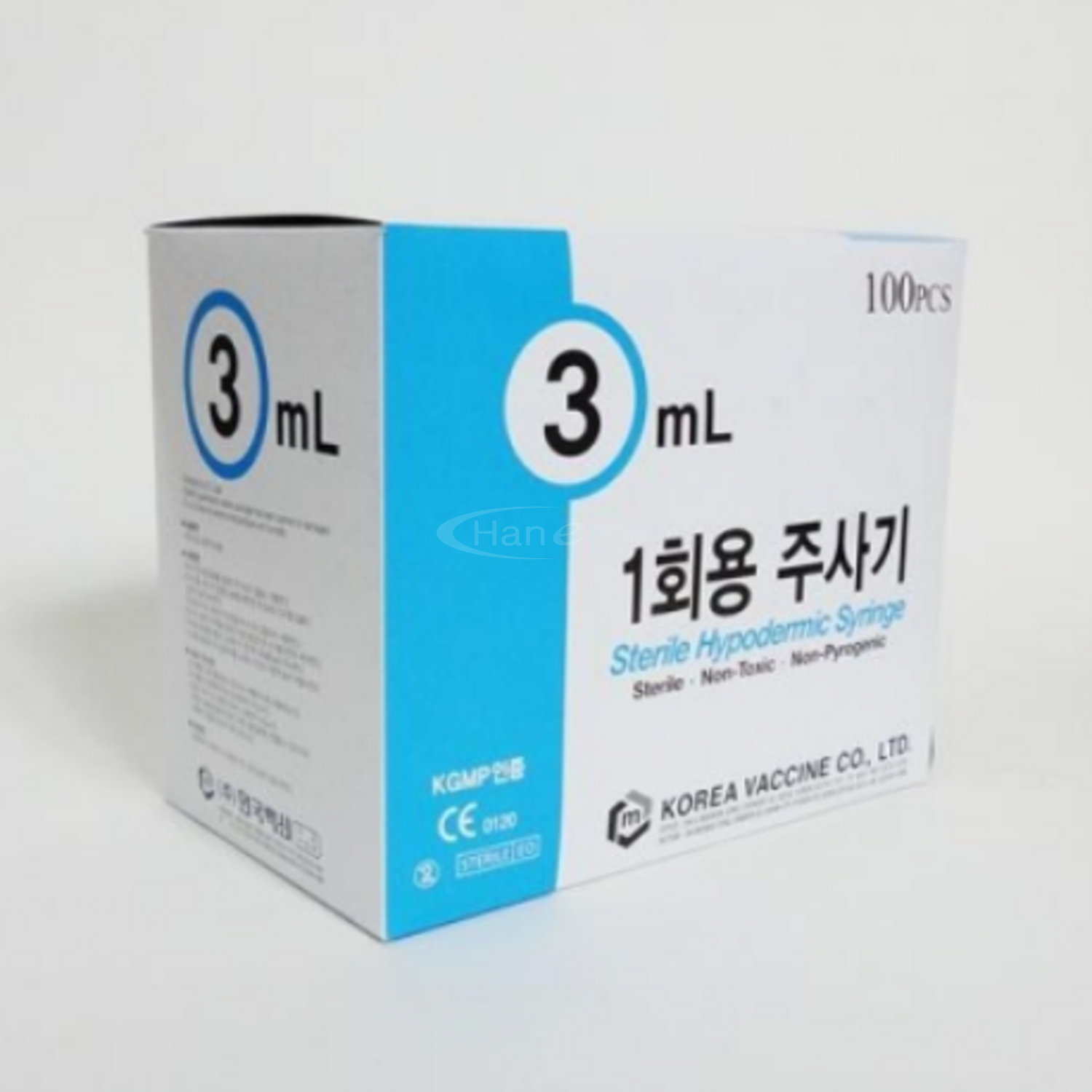 [한국백신]일회용주사기 (3ml 24G*19mm)